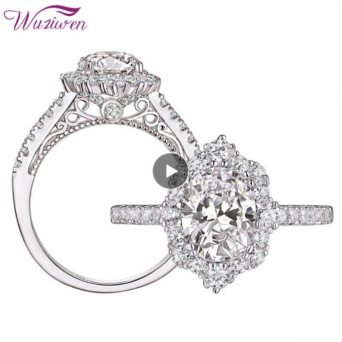 Cubic Zircon Engagement Rings for Women 925 Sterling Silver Exquisite Fine Jewelry BR1417
Cubic Zircon Engagement Rings for Women 925 Sterling Silver Exquisite Fine Jewelry BR1417