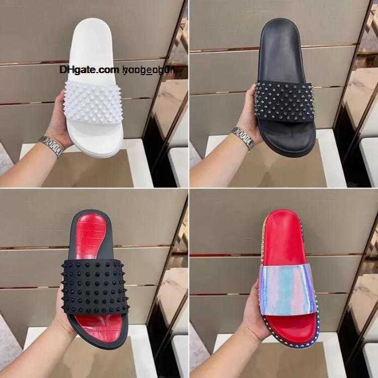 Men With Box slippers designer slides sandals mens flip flops shoes spikes house outdoor beach slide slipper size 38-44
Men With Box slippers designer slides sandals mens flip flops shoes spikes house outdoor beach slide slipper size 38-44