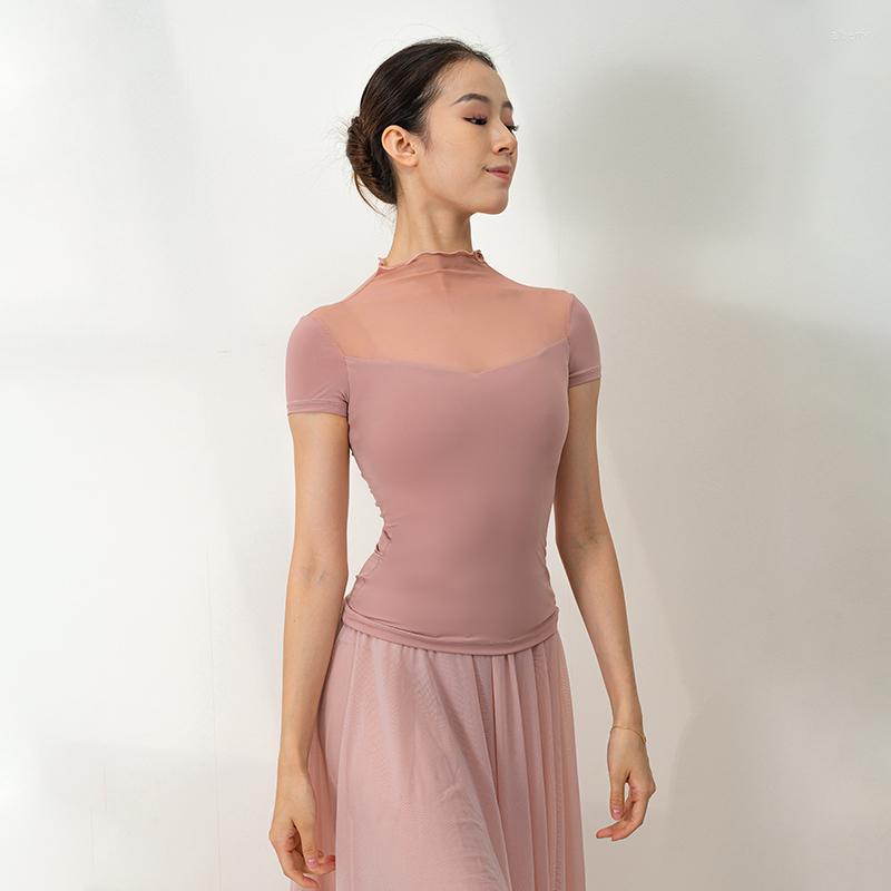 Stage Wear High Neck Short Sleeved Ballet Top Stretch & Spandex Leotards For Girls Dance Clothes Adult Leotard Women, Pink
Stage Wear High Neck Short Sleeved Ballet Top Stretch & Spandex Leotards For Girls Dance Clothes Adult Leotard Women, Pink