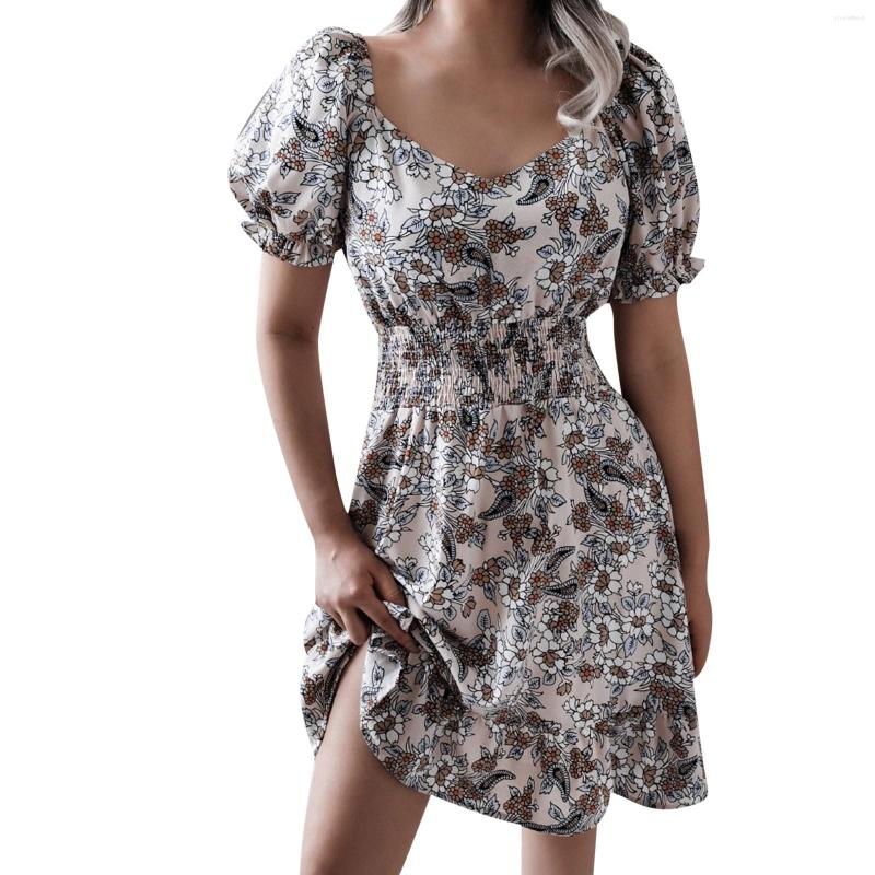 Casual Dresses Women' Spring And Summer Short Sleeved Floral Small Women V Neck Dress For, Black
Casual Dresses Women' Spring And Summer Short Sleeved Floral Small Women V Neck Dress For, Black
