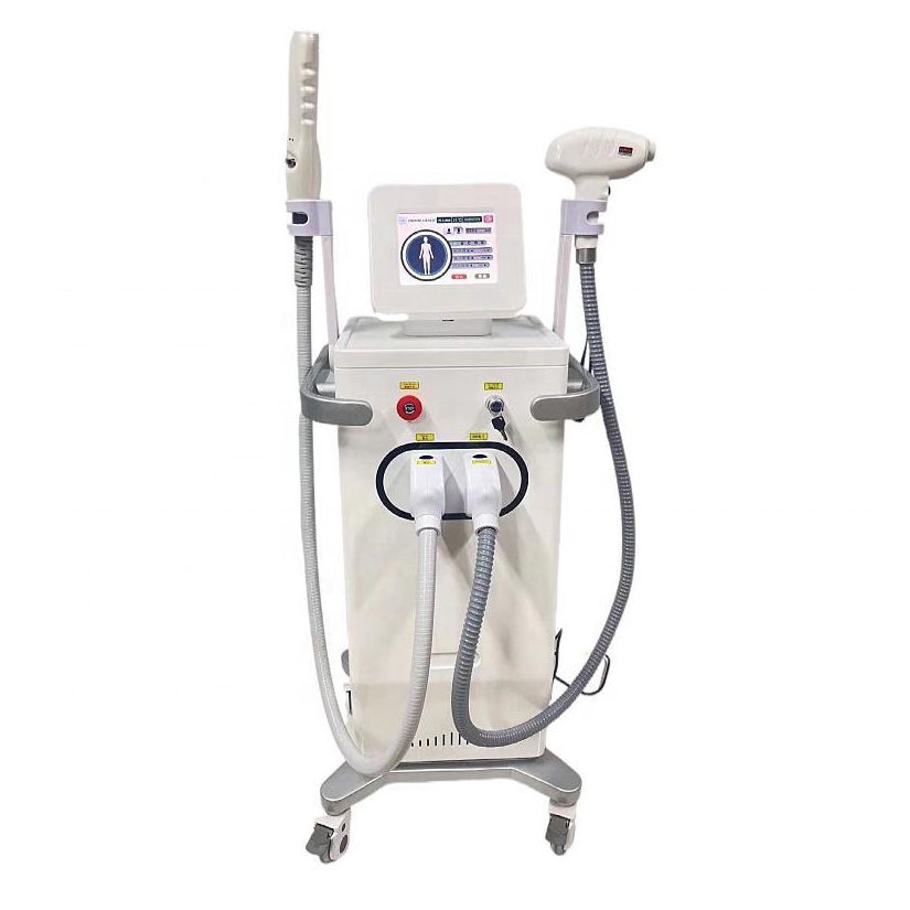 Vertical 808nm diode Laser permanent hair removal q switched nd yag 755nm