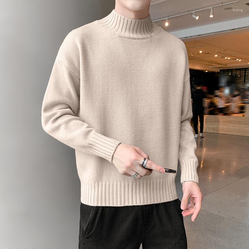 Men's Sweaters Casual Knitted Half Turtleneck Sweater Men Pullover Clothing Fashion Clothes Knit Winter Warm Mens Pullovers E655, Black
Men's Sweaters Casual Knitted Half Turtleneck Sweater Men Pullover Clothing Fashion Clothes Knit Winter Warm Mens Pullovers E655, Black