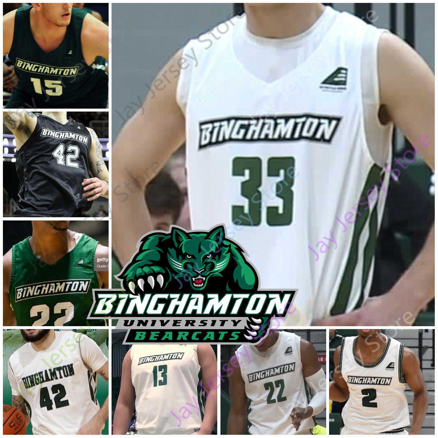 Custom 2020 Binghamton Bearcats Basketball Jersey NCAA College Sam Sessoms George Tinsley Brenton Mills Pierre Sarr Richard Caldwell Jr., White
Custom 2020 Binghamton Bearcats Basketball Jersey NCAA College Sam Sessoms George Tinsley Brenton Mills Pierre Sarr Richard Caldwell Jr., White