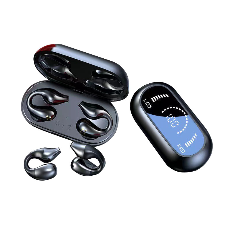 TWS Bluetooth 5.2 Wireless Bone Conduction Headphones Clip Ear Music Noise Canceling Headset HD Call Gaming Sports Earphone Apple Long Life Standby Ch - view 9