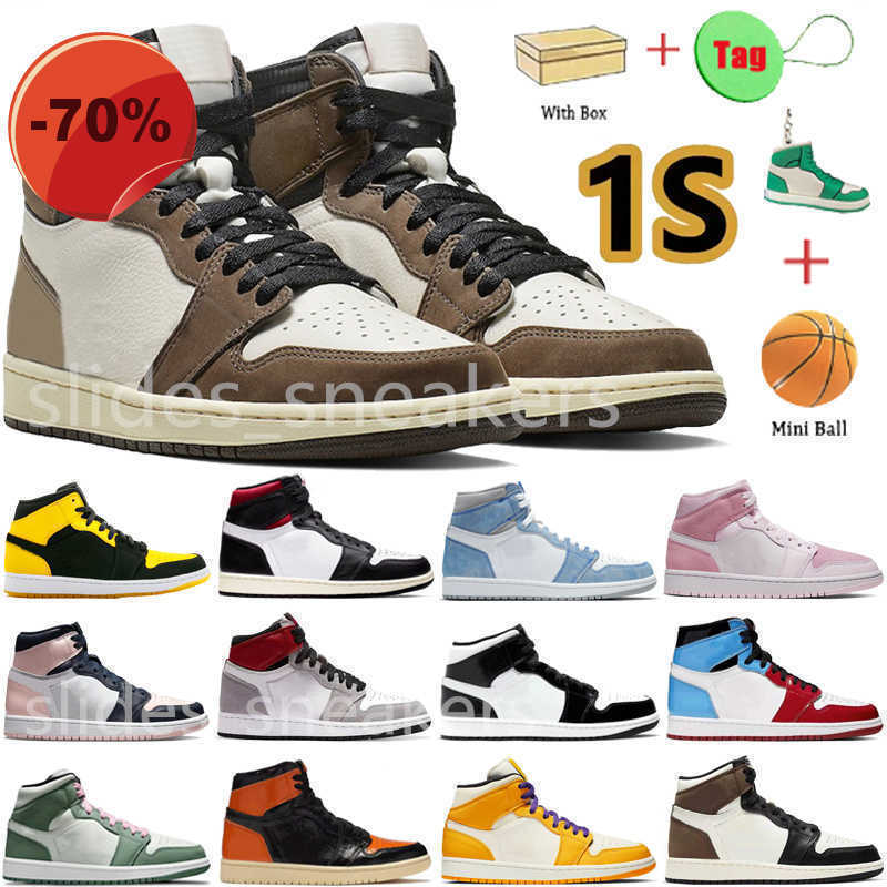 Sandals Quality High New Basketball Shoes Mid Obsidian Jumpman 1 Bordeaux University Blue Sneakers Lucky Green UNC Hyper Royal Men Women Trainers, Light smoke grey
Sandals Quality High New Basketball Shoes Mid Obsidian Jumpman 1 Bordeaux University Blue Sneakers Lucky Green UNC Hyper Royal Men Women Trainers, Light smoke grey