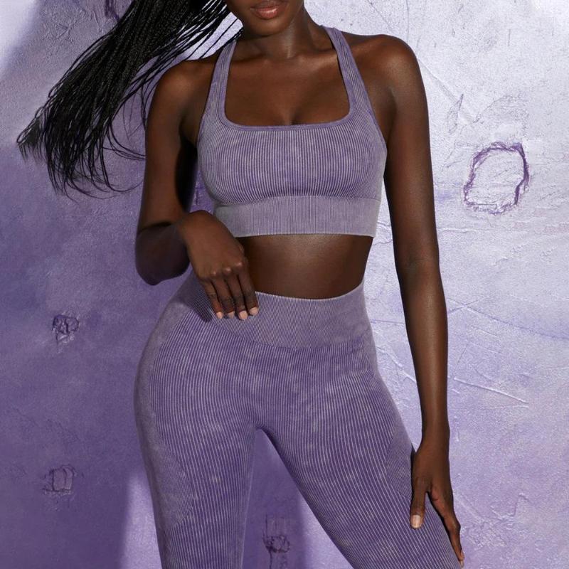 Active Sets Women Yoga Set Hips Elastic Running Sportswear High Waist Cycling Tights Tracksuits Washing Seamless Fitness Underwear Vest Bra
Active Sets Women Yoga Set Hips Elastic Running Sportswear High Waist Cycling Tights Tracksuits Washing Seamless Fitness Underwear Vest Bra