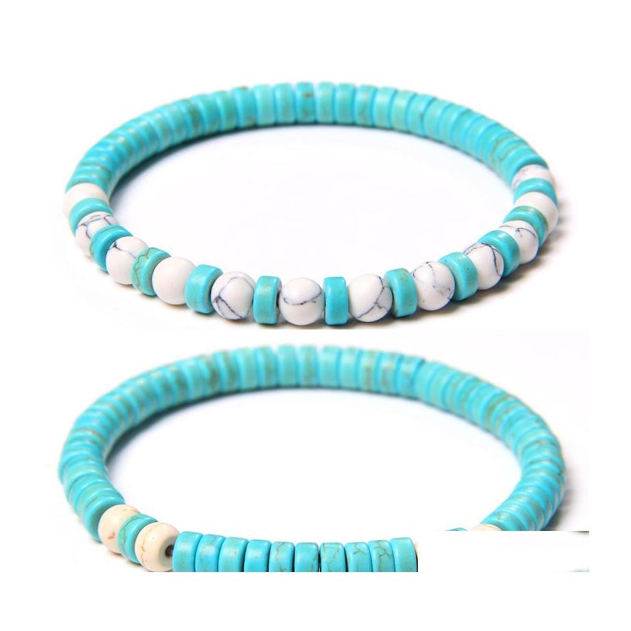 Charm Bracelets 6Mm Blue White Turquoises Stone Bracelet Female Beads Yoga Energy Jewelry Women Men Gifts Drop Delivery Dhkjm
Charm Bracelets 6Mm Blue White Turquoises Stone Bracelet Female Beads Yoga Energy Jewelry Women Men Gifts Drop Delivery Dhkjm