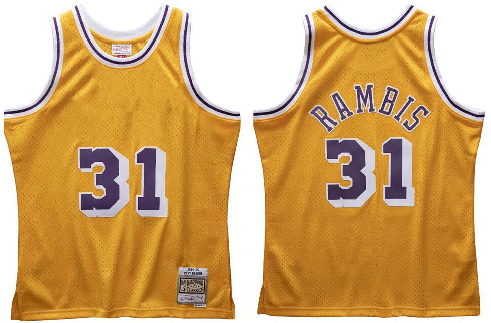 Kurt Rambis Stitched basketball Jersey S-6XL Mitchell Ness jersey 1984-85 Mesh Hardwoods Classics retro jerseys Men Women Youth 31, Stitched jersey 
Kurt Rambis Stitched basketball Jersey S-6XL Mitchell Ness jersey 1984-85 Mesh Hardwoods Classics retro jerseys Men Women Youth 31, Stitched jersey