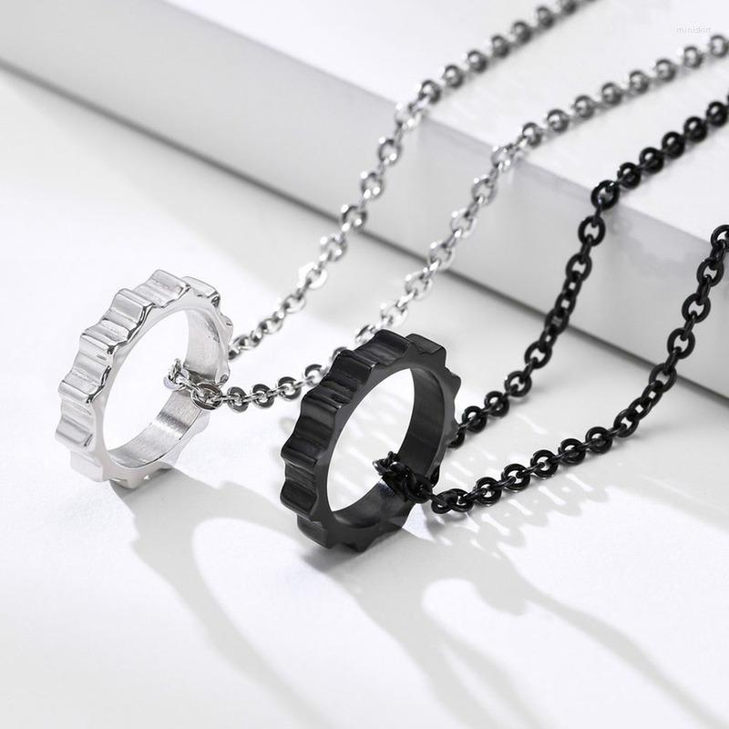 Pendant Necklaces Gear Necklace Steel Color Men's Personality Punk Stainless Sweater Chain Jewelry Wholesale
Pendant Necklaces Gear Necklace Steel Color Men's Personality Punk Stainless Sweater Chain Jewelry Wholesale