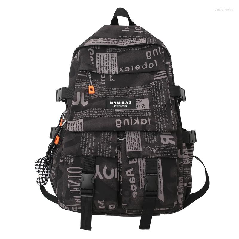 School Bags Man Waterproof Cool Graffiti Large-capacity Backpack Women For Teenagers Geometric Travel Ladies Bookbags, Black
School Bags Man Waterproof Cool Graffiti Large-capacity Backpack Women For Teenagers Geometric Travel Ladies Bookbags, Black
