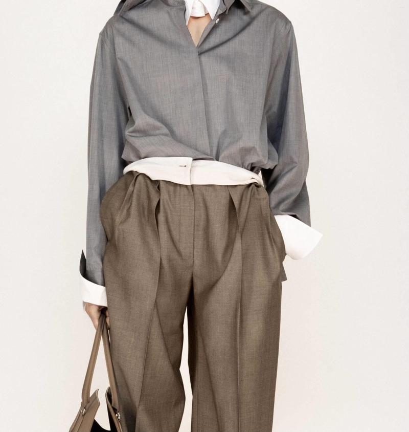 Women' Blouses Lassic Shirt Women' Spring And Summer Long Sleeve Cotton White Loose Fit Silhouette Versatile Blouse, Gray
Women' Blouses Lassic Shirt Women' Spring And Summer Long Sleeve Cotton White Loose Fit Silhouette Versatile Blouse, Gray