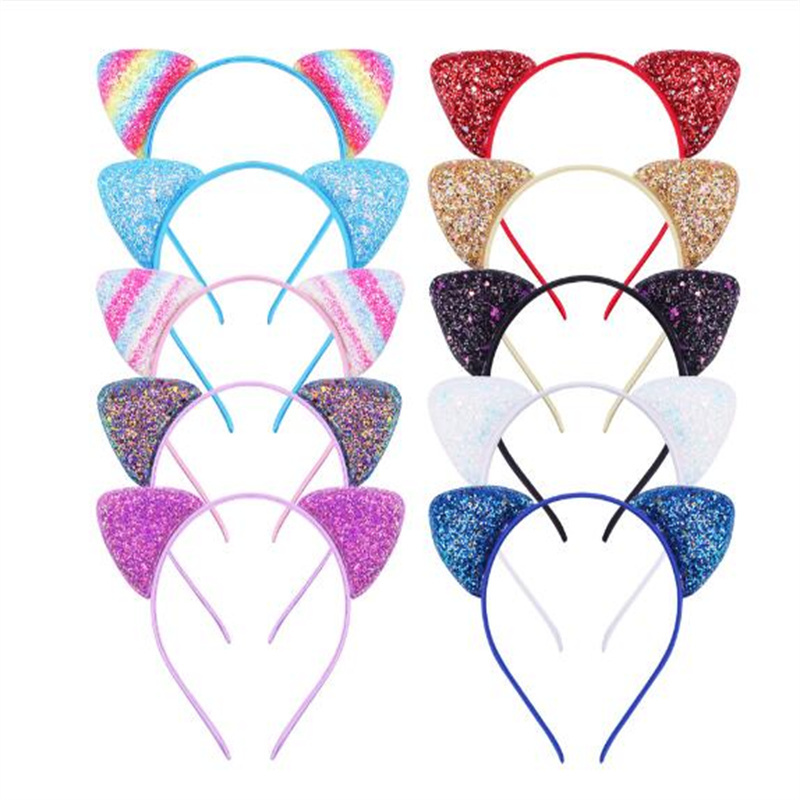 New children's sequin explosion Headbands cartoon sweet headband customized starfish shell scale sequin cat ear headwear AB1087
New children's sequin explosion Headbands cartoon sweet headband customized starfish shell scale sequin cat ear headwear AB1087