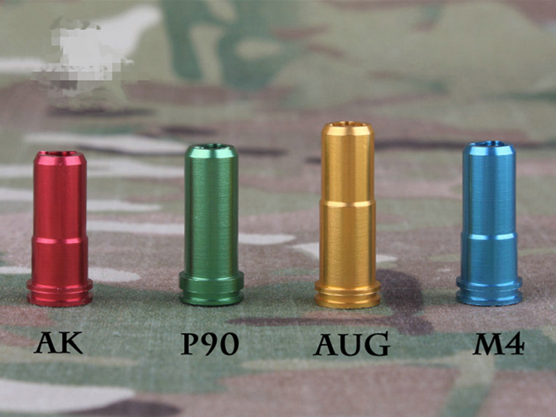 wargame sports props Aluminum Seal Nozzles for M4A1/M16/AK/MP5/AUG/G36/P90 airsoft BB use only
wargame sports props Aluminum Seal Nozzles for M4A1/M16/AK/MP5/AUG/G36/P90 airsoft BB use only