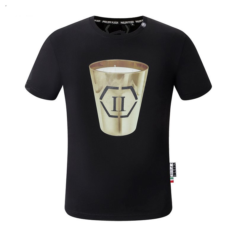 Designer Men's T-Shirts PP Skull Diamond Short sleeve Brand Spring and Summer high O-Neck Quality Skulls TShirt tees phillip plain 2006, Pp076
Designer Men's T-Shirts PP Skull Diamond Short sleeve Brand Spring and Summer high O-Neck Quality Skulls TShirt tees phillip plain 2006, Pp076