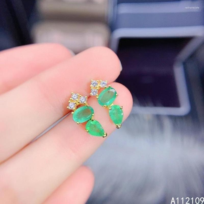 Stud Earrings Fine Jewelry 925 Sterling Silver Inset With Natural Gem Women's Noble Fresh Emerald Ear Support Detection
Stud Earrings Fine Jewelry 925 Sterling Silver Inset With Natural Gem Women's Noble Fresh Emerald Ear Support Detection