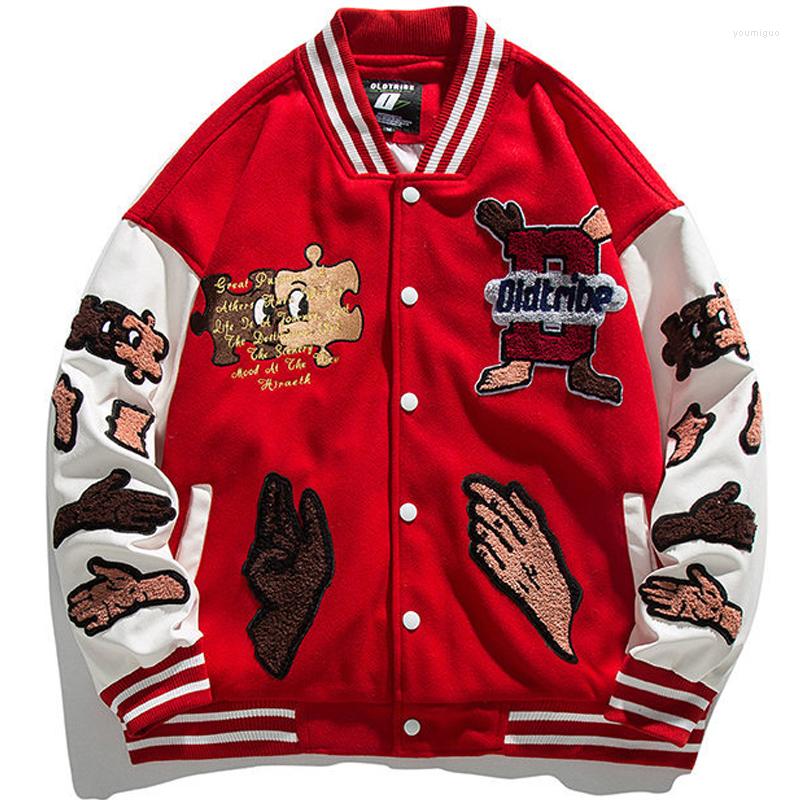 Men's Jackets High Street Baseball Men Patchwork Furry Hand Letter Embroidery Varsity Jacket Harajuku Casual Loose Red Coat Streetwear, Black
Men's Jackets High Street Baseball Men Patchwork Furry Hand Letter Embroidery Varsity Jacket Harajuku Casual Loose Red Coat Streetwear, Black
