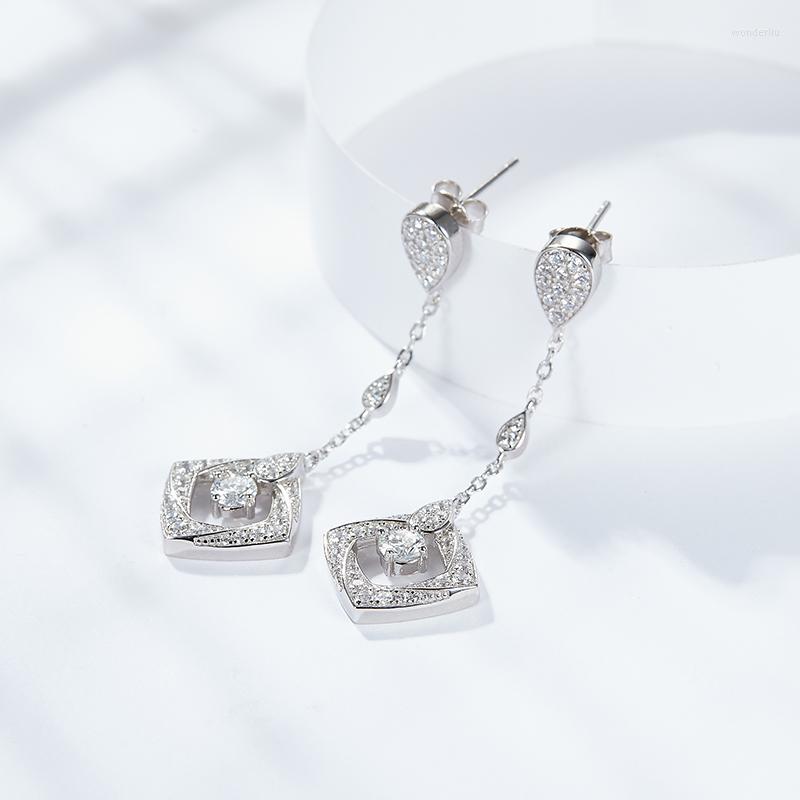 Dangle Earrings ZYLIFELOVE -925 Silver Elegant D Color Moissanite 0.5ct Total VVS Fine Jewelry Drop For Women Gift
Dangle Earrings ZYLIFELOVE -925 Silver Elegant D Color Moissanite 0.5ct Total VVS Fine Jewelry Drop For Women Gift