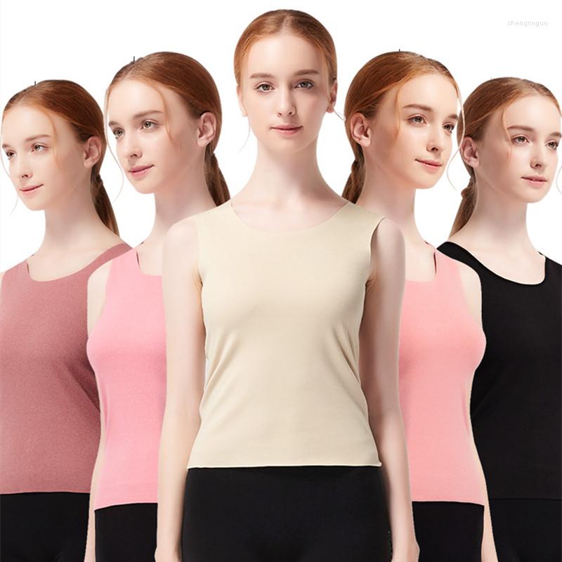 Women's Tanks Winter Fast Heating Seamless Vest Ladies Thermal Top Tank O Neck Slim Fit Warm Underwear Stretchable Thick Fleece Tees For, Black
Women's Tanks Winter Fast Heating Seamless Vest Ladies Thermal Top Tank O Neck Slim Fit Warm Underwear Stretchable Thick Fleece Tees For, Black