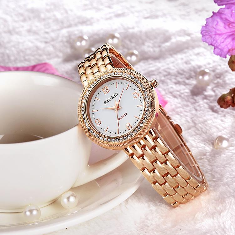 Wristwatches Women's Simple Thin Drawstring Quartz Watch Rose Gold Ladies Diamand Rhinstone Womens Watches Top Brand
Wristwatches Women's Simple Thin Drawstring Quartz Watch Rose Gold Ladies Diamand Rhinstone Womens Watches Top Brand