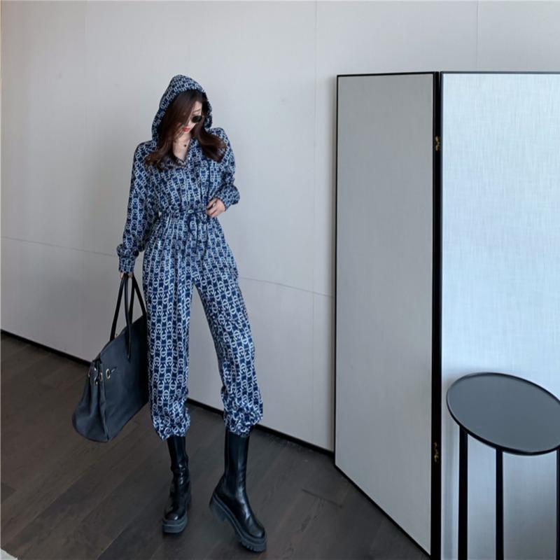 Women' Jumpsuits & Rompers Women Elegant Spring Autumn High Waist Print Jumpsuit Overalls Loose Cargo Pants TrousersWomen, Blue
Women' Jumpsuits & Rompers Women Elegant Spring Autumn High Waist Print Jumpsuit Overalls Loose Cargo Pants TrousersWomen, Blue