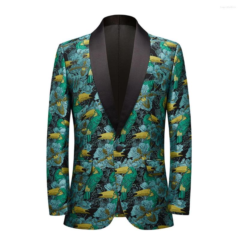 Men's Suits Green Woodpecker Men Blazers Banquet Prom Slim Fit Wedding Tuxedo Suit Jackets Shawl Lapel Stage Nightclub Singer Host Dancer
Men's Suits Green Woodpecker Men Blazers Banquet Prom Slim Fit Wedding Tuxedo Suit Jackets Shawl Lapel Stage Nightclub Singer Host Dancer