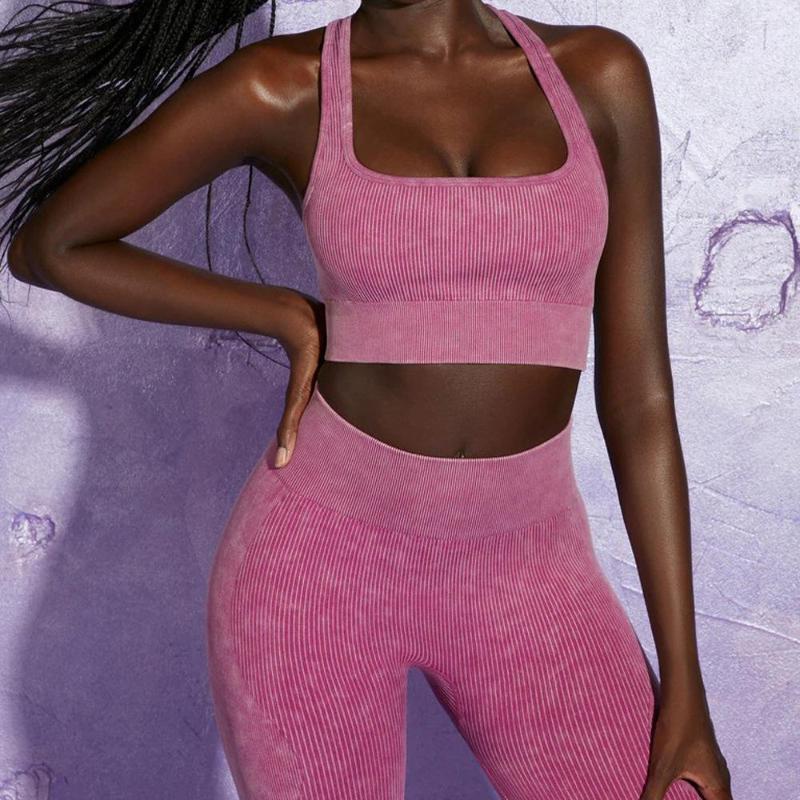 Active Sets Women Fitness Suits Sports Underwear Shockproof High-strength Yoga Pants Women's High Waist Hip-lifting Sand Wash Set
Active Sets Women Fitness Suits Sports Underwear Shockproof High-strength Yoga Pants Women's High Waist Hip-lifting Sand Wash Set