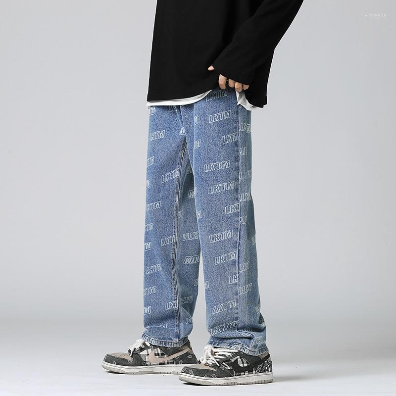 Men' Jeans High Street Men Straight Leg 2023 Autumn/Winter Printing Loose Retro Blue DenimTrousers Pants For
Men' Jeans High Street Men Straight Leg 2023 Autumn/Winter Printing Loose Retro Blue DenimTrousers Pants For