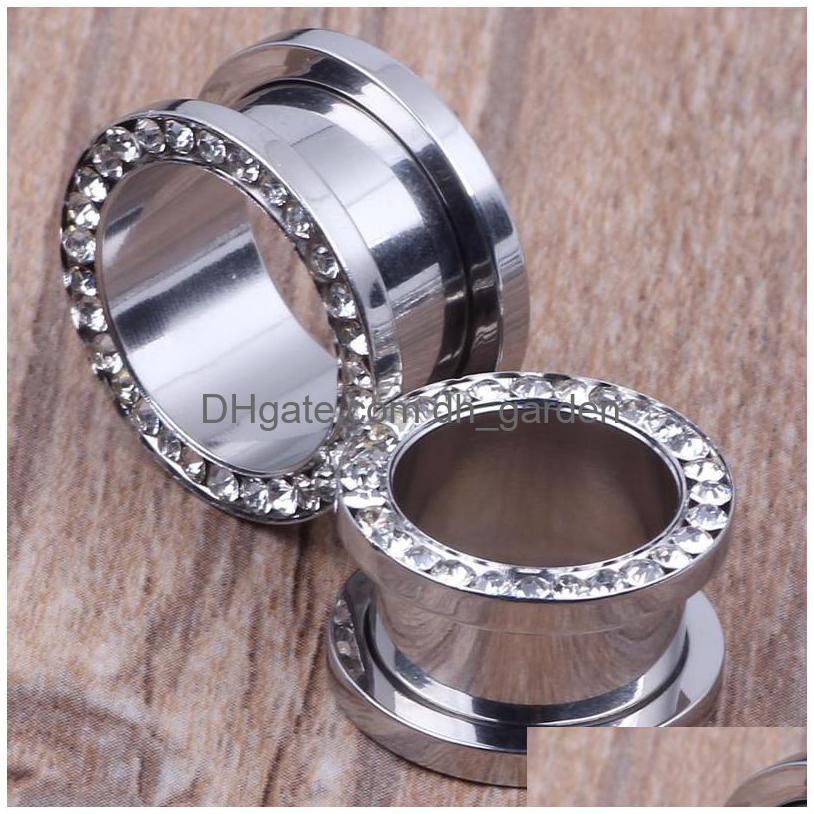 Plugs Tunnels New Arrival Screw Clamp Crystal Flesh Tunnel Ear Piercing F80 Mix 416Mm 160Pcs/Lot Stainless Steel Body Jewe Dhgarden Dhd1V
Plugs Tunnels New Arrival Screw Clamp Crystal Flesh Tunnel Ear Piercing F80 Mix 416Mm 160Pcs/Lot Stainless Steel Body Jewe Dhgarden Dhd1V