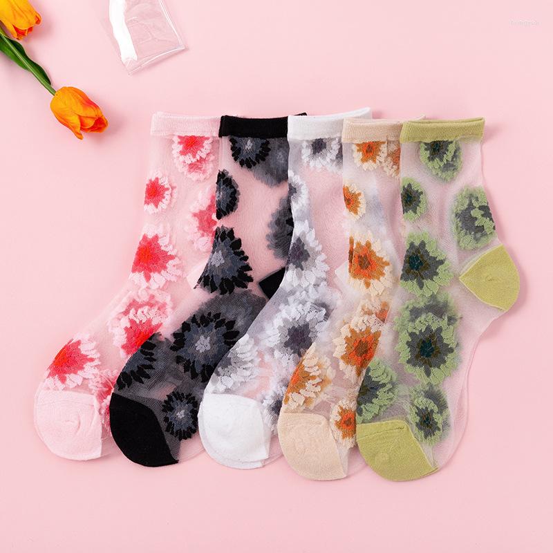 Women Socks Korean Summer Thin Transparent Long Crystal Silk For Dress Fairy Net Ladies Girls Vintage Sunflower Designer Sokken, Beige
Women Socks Korean Summer Thin Transparent Long Crystal Silk For Dress Fairy Net Ladies Girls Vintage Sunflower Designer Sokken, Beige