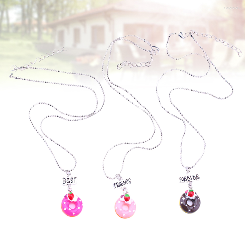Pendant Necklaces Friend Friendship Necklace Graduation Gifts Donut Cream Cartoon Chokers Matching Jewelry
Pendant Necklaces Friend Friendship Necklace Graduation Gifts Donut Cream Cartoon Chokers Matching Jewelry