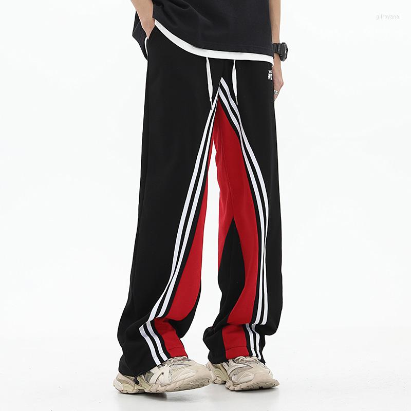 Men's Pants Harajuku Stripe Joggers For Men Fashionable Contrast Casual Sweat Men's American Hiphop Wide Leg Sports, Black
Men's Pants Harajuku Stripe Joggers For Men Fashionable Contrast Casual Sweat Men's American Hiphop Wide Leg Sports, Black