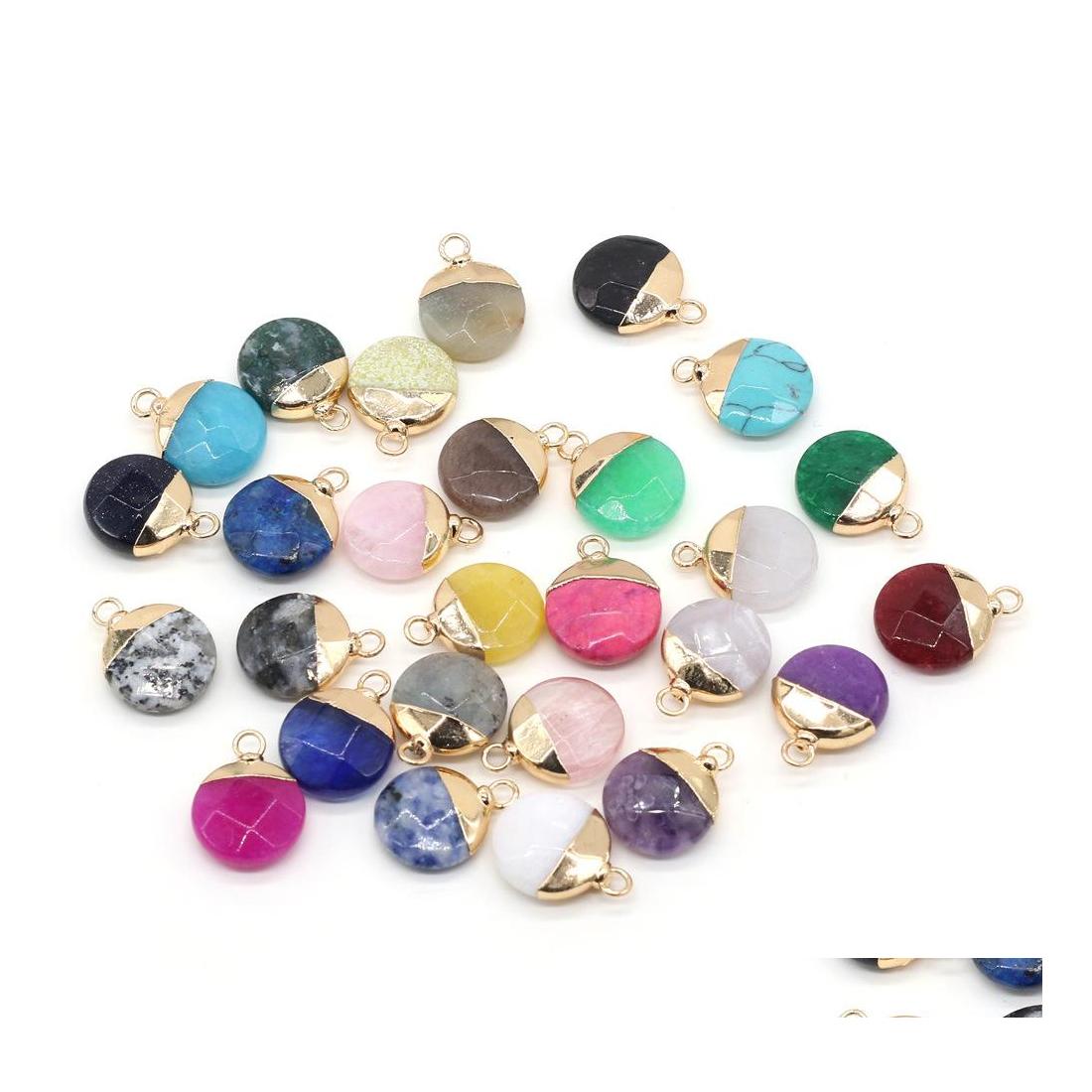 Charms Delicate Natural Stone Round Rose Quartz Lapis Lazi Turquoise Opal Pendant Diy For Bracelet Necklace Earrings Yzedibleshop Dr Dhyvl
Charms Delicate Natural Stone Round Rose Quartz Lapis Lazi Turquoise Opal Pendant Diy For Bracelet Necklace Earrings Yzedibleshop Dr Dhyvl