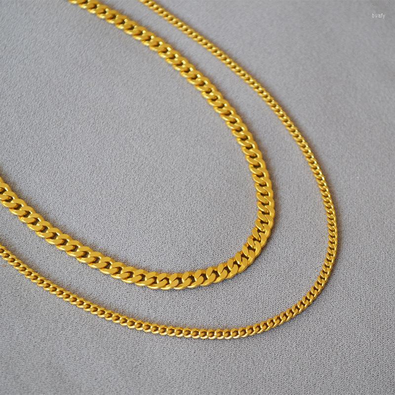 Pendant Necklaces European And American Cool Retro Punk Brass Polished Cuban Chain Simple Short Necklace Temperament Clavicle
Pendant Necklaces European And American Cool Retro Punk Brass Polished Cuban Chain Simple Short Necklace Temperament Clavicle