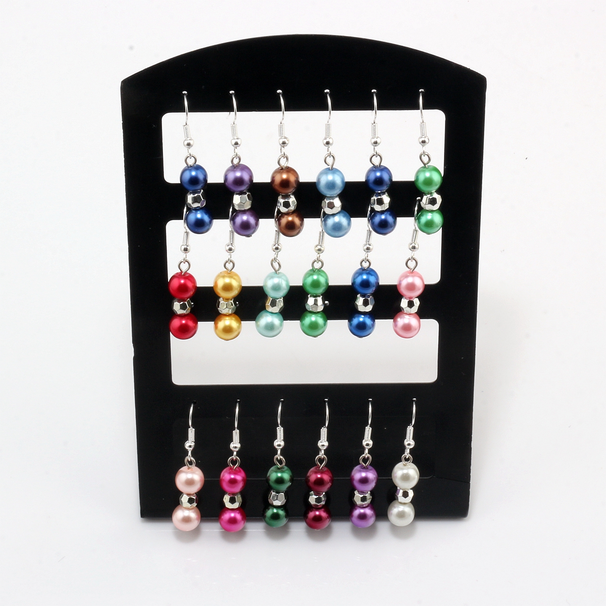 16Pair Creative Glass Bead Dangle Earrings For Women Jewerly Girls Trendy Accessories
16Pair Creative Glass Bead Dangle Earrings For Women Jewerly Girls Trendy Accessories