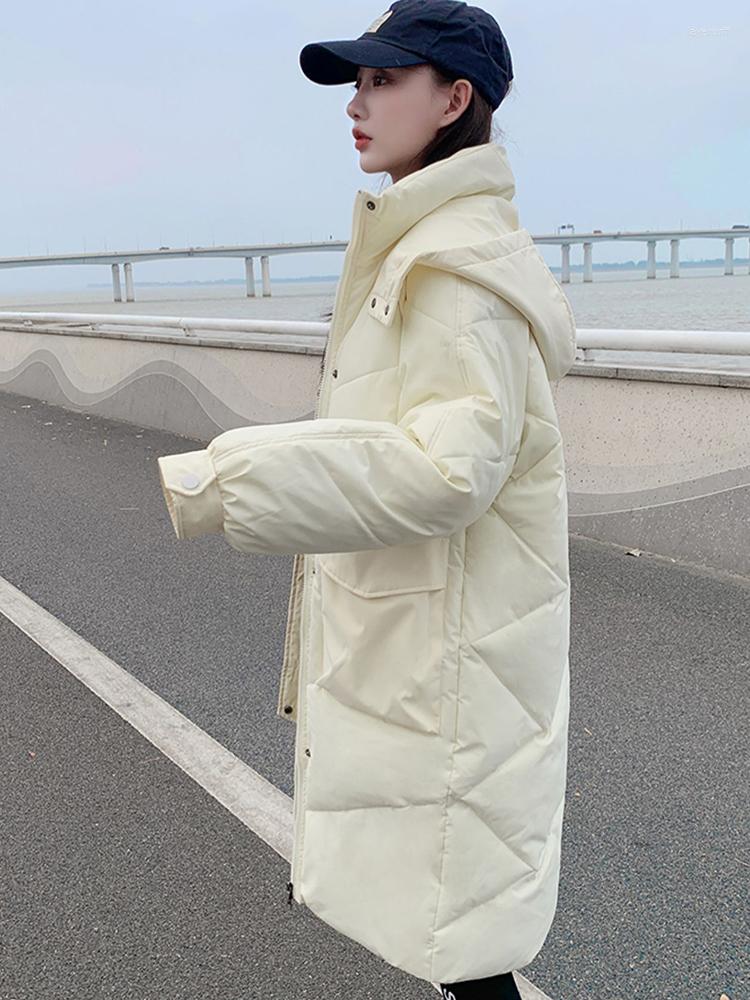 Women' Trench Coats Long Winter Hooded Jacket Women 2023 Warm Parkas Korean Fashion Slim Down Cotton Thick Coat Female, Beige
Women' Trench Coats Long Winter Hooded Jacket Women 2023 Warm Parkas Korean Fashion Slim Down Cotton Thick Coat Female, Beige