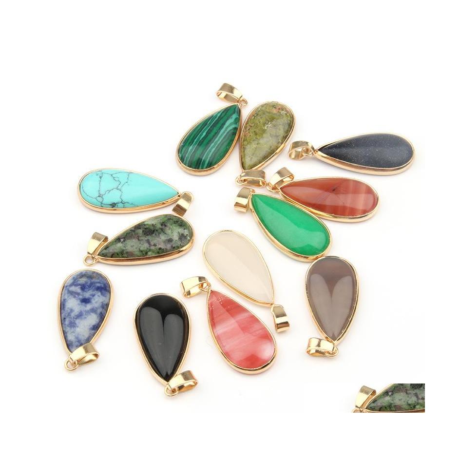 Charms Water Drop Shape Natural Stone Rose Quartz Tiger Eyes Opal Pendant Diy For Druzy Bracelet Necklace Earrings Jewelry Making De Dhxsy
Charms Water Drop Shape Natural Stone Rose Quartz Tiger Eyes Opal Pendant Diy For Druzy Bracelet Necklace Earrings Jewelry Making De Dhxsy