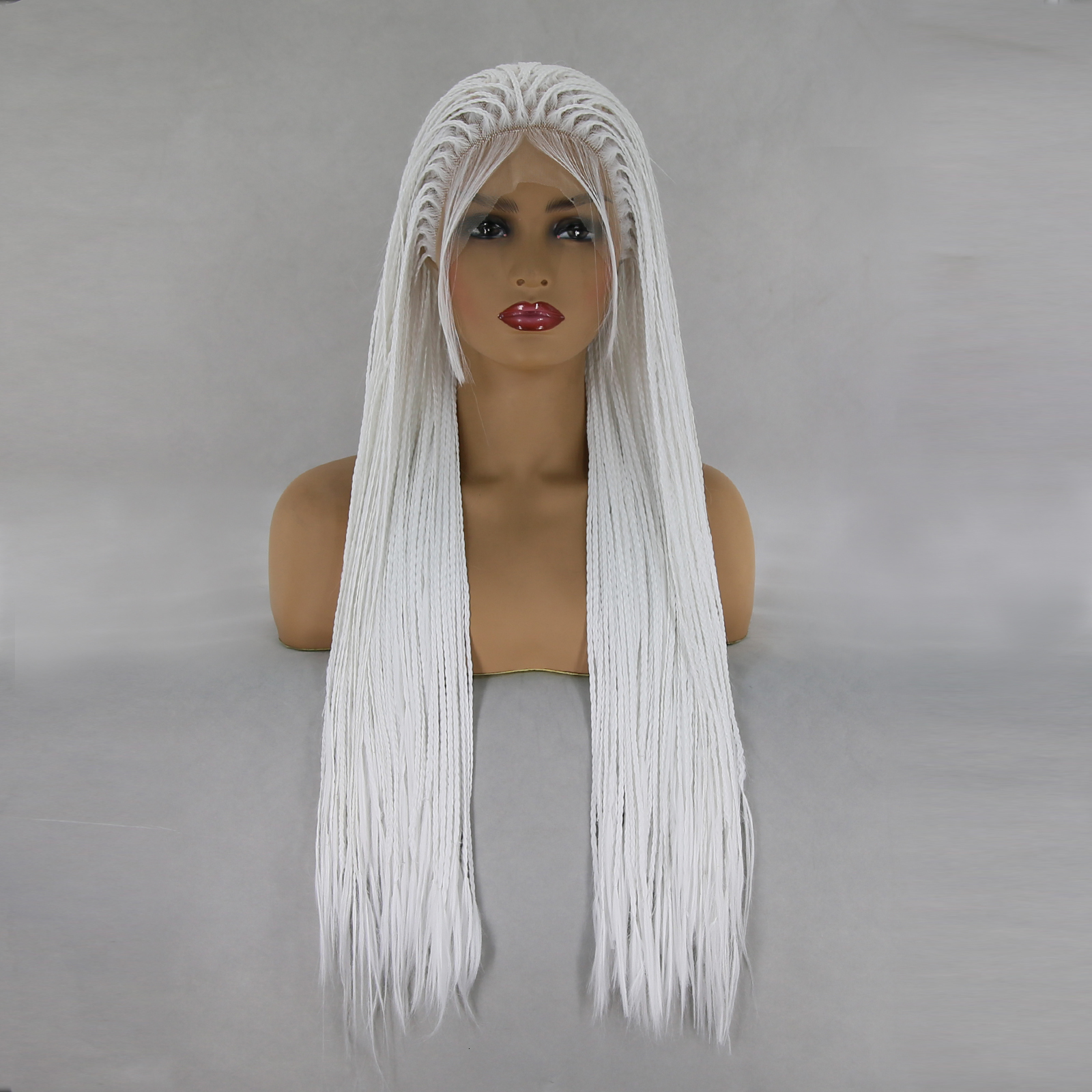 Human Hair Wigs BTWTRY White Micro Braided Synthetic Lace Front with Baby Heat Resistant Fiber Box Braids Wig for Black Womne 230217, Ombre color
Human Hair Wigs BTWTRY White Micro Braided Synthetic Lace Front with Baby Heat Resistant Fiber Box Braids Wig for Black Womne 230217, Ombre color