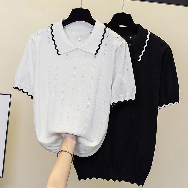 Women's Sweaters 2023 Summer Women Solid Color Thin Sweater T-shirt V-Neck Casual Short Sleeve Tops Female Knitted Pullover Clothing, Black
Women's Sweaters 2023 Summer Women Solid Color Thin Sweater T-shirt V-Neck Casual Short Sleeve Tops Female Knitted Pullover Clothing, Black