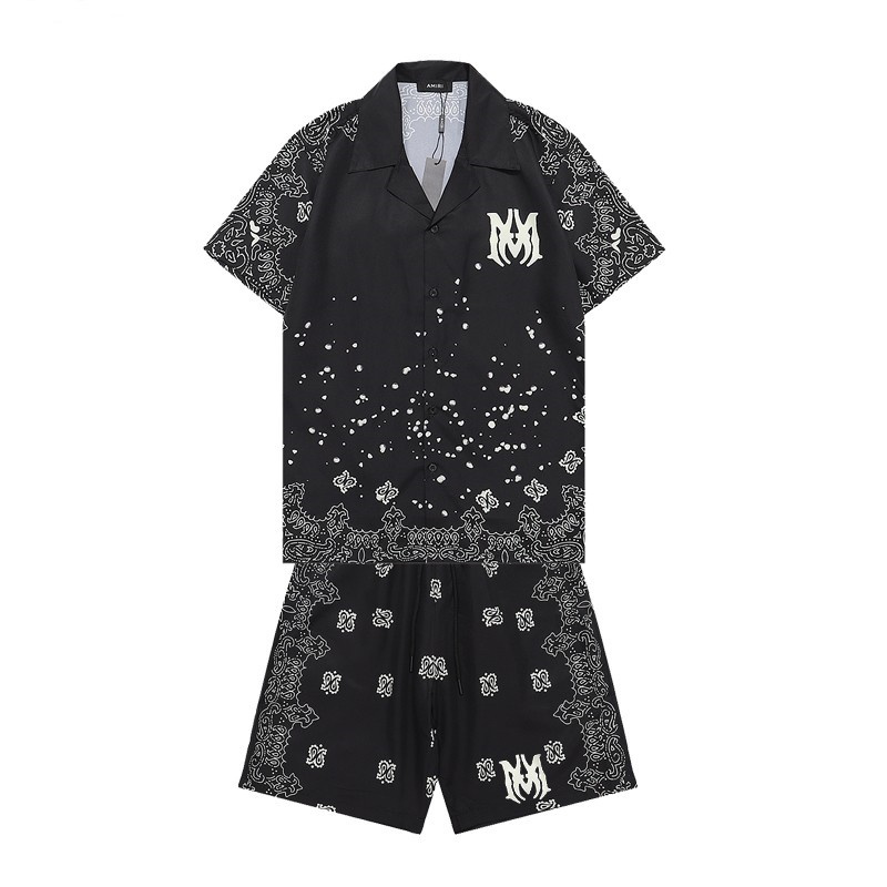 Men's Shorts Summer Short-sleeved T-shirt Men's Gradient Suit Set With Handsome Clothes Trend Tide BrandMen's 012
Men's Shorts Summer Short-sleeved T-shirt Men's Gradient Suit Set With Handsome Clothes Trend Tide BrandMen's 012