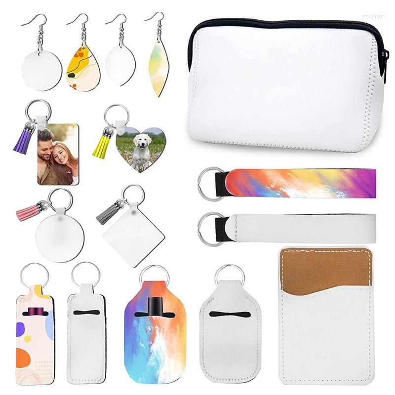 Keychains Sublimation Blanks Products Including Earring Keychain Makeup Bags DIY Heat Transfer Craft
Keychains Sublimation Blanks Products Including Earring Keychain Makeup Bags DIY Heat Transfer Craft