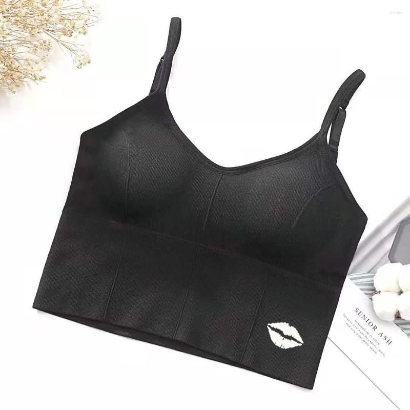 Women's Tanks U-shaped Back Bra Tube Top Women Crop Eyelashes Red Lips Letters Print Sexy Lingerie Sports Fashion Street, Yellow b
Women's Tanks U-shaped Back Bra Tube Top Women Crop Eyelashes Red Lips Letters Print Sexy Lingerie Sports Fashion Street, Yellow b