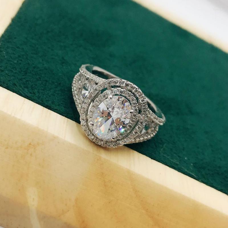Cluster Rings Solid 925 Sterling Silver Round Cut Created Moissanite Diamonds Gemstone Wedding Engagement Luxury Fine Jewelry
Cluster Rings Solid 925 Sterling Silver Round Cut Created Moissanite Diamonds Gemstone Wedding Engagement Luxury Fine Jewelry