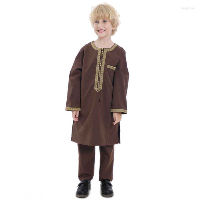 Ethnic Clothing Muslim Arab Boy Thobe Children Abaya Ramadan Jubba Dress Pant Set 2 Piece Caftan Robe Kaftan Musulman Ensembles
Ethnic Clothing Muslim Arab Boy Thobe Children Abaya Ramadan Jubba Dress Pant Set 2 Piece Caftan Robe Kaftan Musulman Ensembles