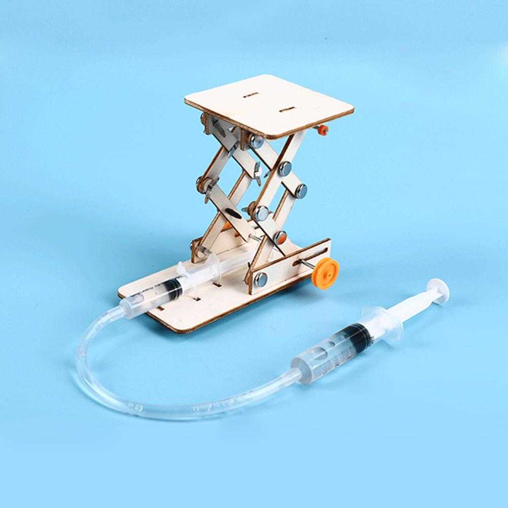 DIY Science Educational Scientific Experiment Kit Hydraulic Lift Table machine Model Physics School STEM Mechanics teaching instruments