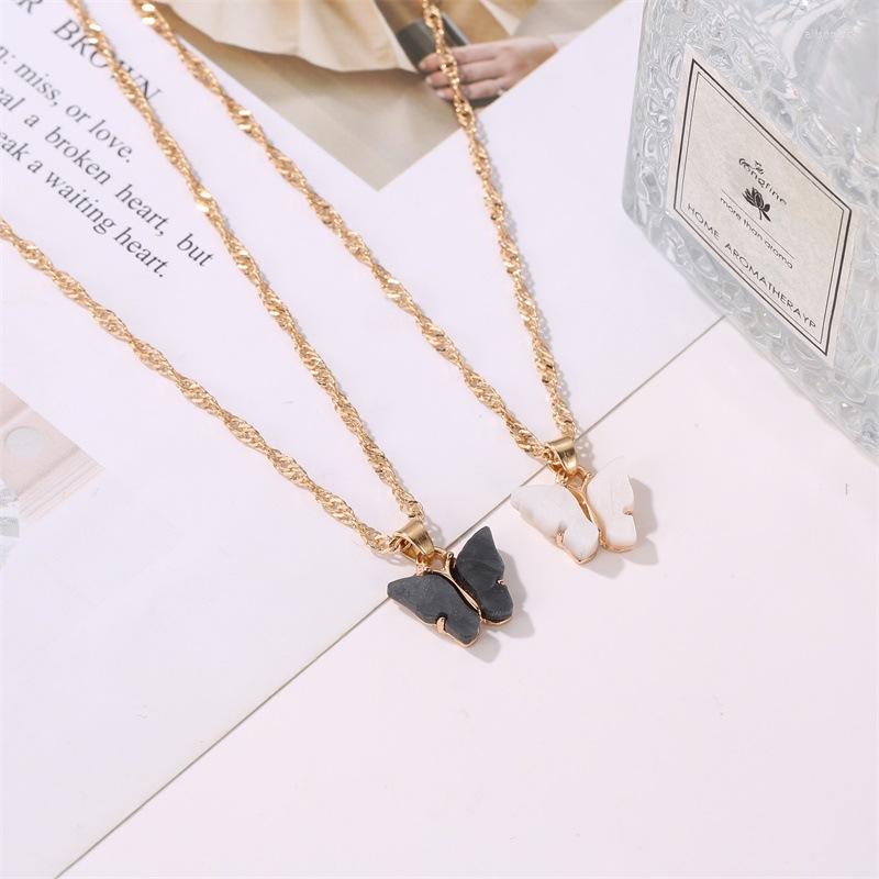 Chains Super Elegant Fairy Girl Butterfly Pendant Necklace Female Clavicle Chain Ladies Exquisite Fashion Jewelry
Chains Super Elegant Fairy Girl Butterfly Pendant Necklace Female Clavicle Chain Ladies Exquisite Fashion Jewelry