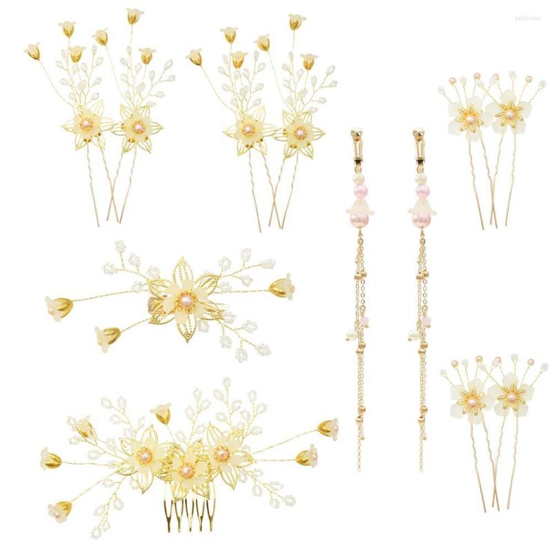 Necklace Earrings Set Design Leaves Wedding Hair Accessories Pearl Crystal Flower Bridal Comb Hairpin Sets Jewelry Gift, Picture shown
Necklace Earrings Set Design Leaves Wedding Hair Accessories Pearl Crystal Flower Bridal Comb Hairpin Sets Jewelry Gift, Picture shown