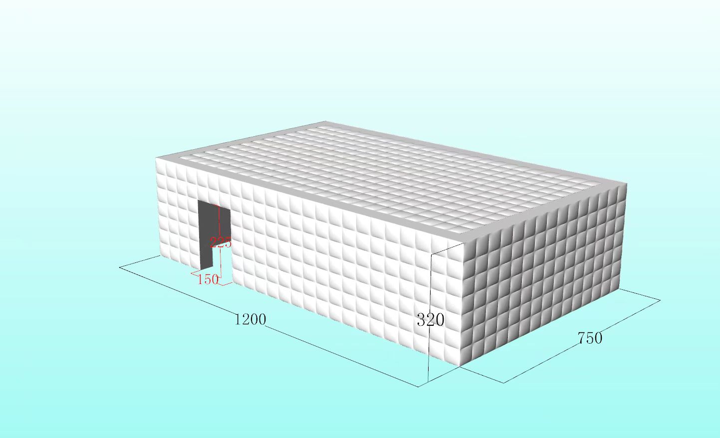10mx10m white inflatable cube tent with bubbles cubic event marquee party wedding promotional square house for exhibition