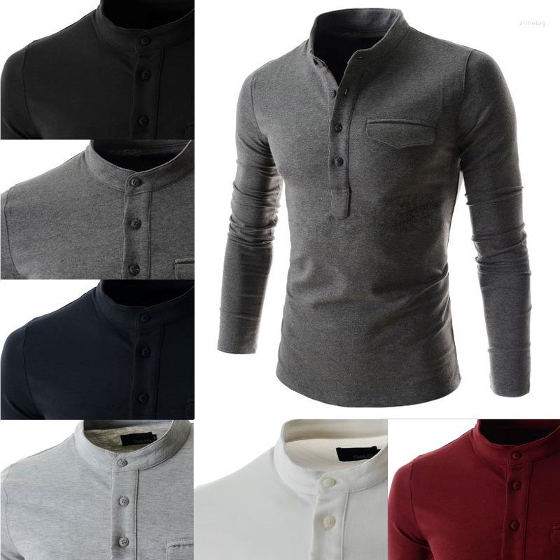 Men's Polos Autumn Solid Color Long-sleeved Stand Collar Shirt Korean Version Of Self-cultivation, Black
Men's Polos Autumn Solid Color Long-sleeved Stand Collar Shirt Korean Version Of Self-cultivation, Black