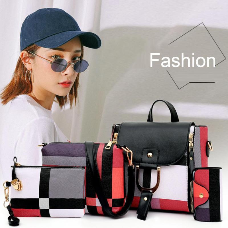 School Bags Samll Plaid Print Backpack For Women Girls Fashion Designer Crossbody Shoulder Bag 4 Pieces Set Clutch Purse Bolsos Mujer, Beige
School Bags Samll Plaid Print Backpack For Women Girls Fashion Designer Crossbody Shoulder Bag 4 Pieces Set Clutch Purse Bolsos Mujer, Beige