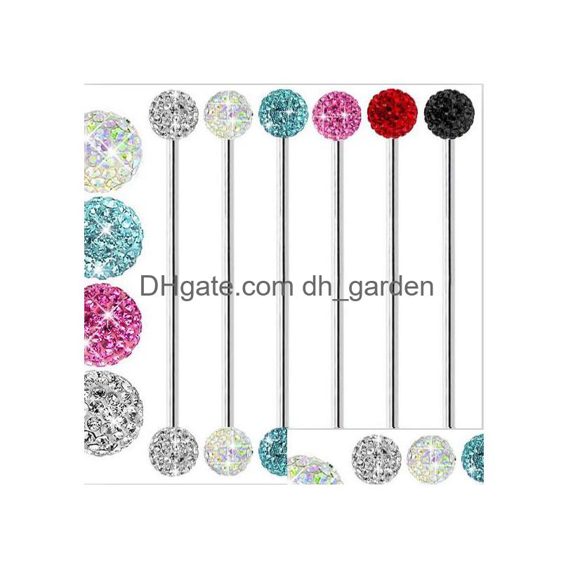 Plugs Tunnels 14 Gauge Basic Crystal Ball Cz Gem Industrial Barbell 38Mm Ear 50Pcs Body Jewelry Drop Delivery Dhgarden Dhtu8
Plugs Tunnels 14 Gauge Basic Crystal Ball Cz Gem Industrial Barbell 38Mm Ear 50Pcs Body Jewelry Drop Delivery Dhgarden Dhtu8
